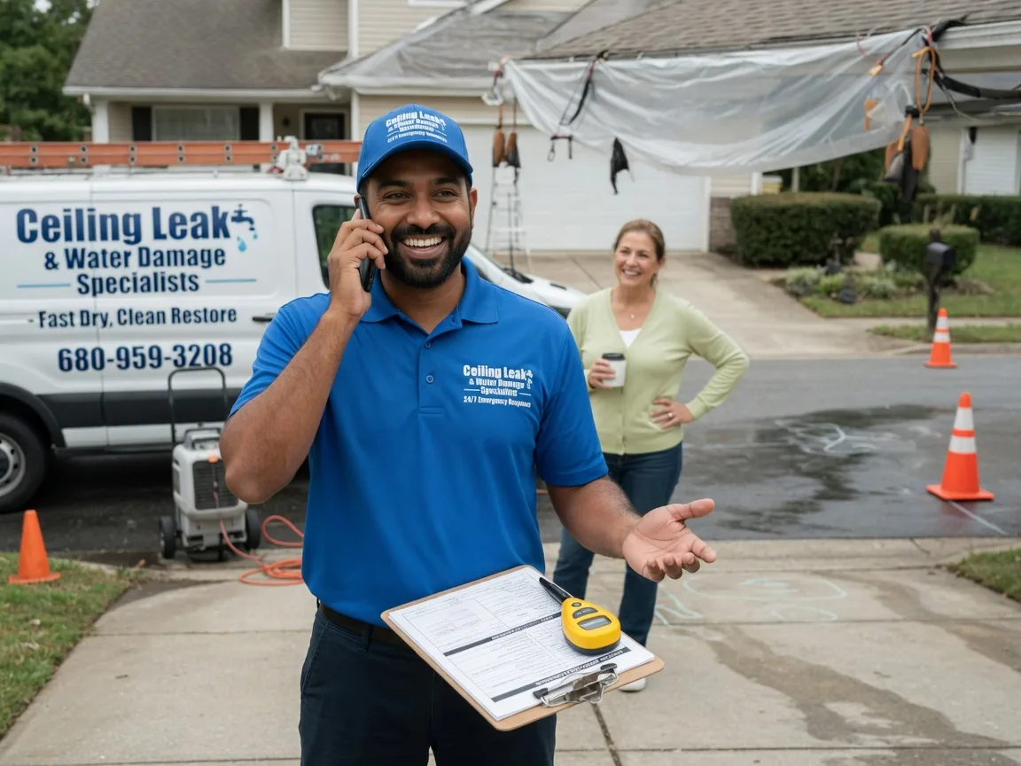 Ceiling Leak Cleanup Talco, TX FAQs
